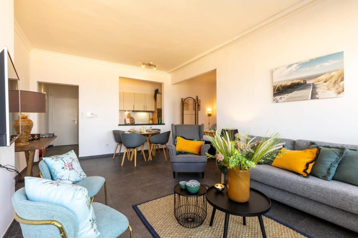 Huswell - Beautiful Spacious Studio With Frontal Sea View Knokke-Heist Luaran gambar